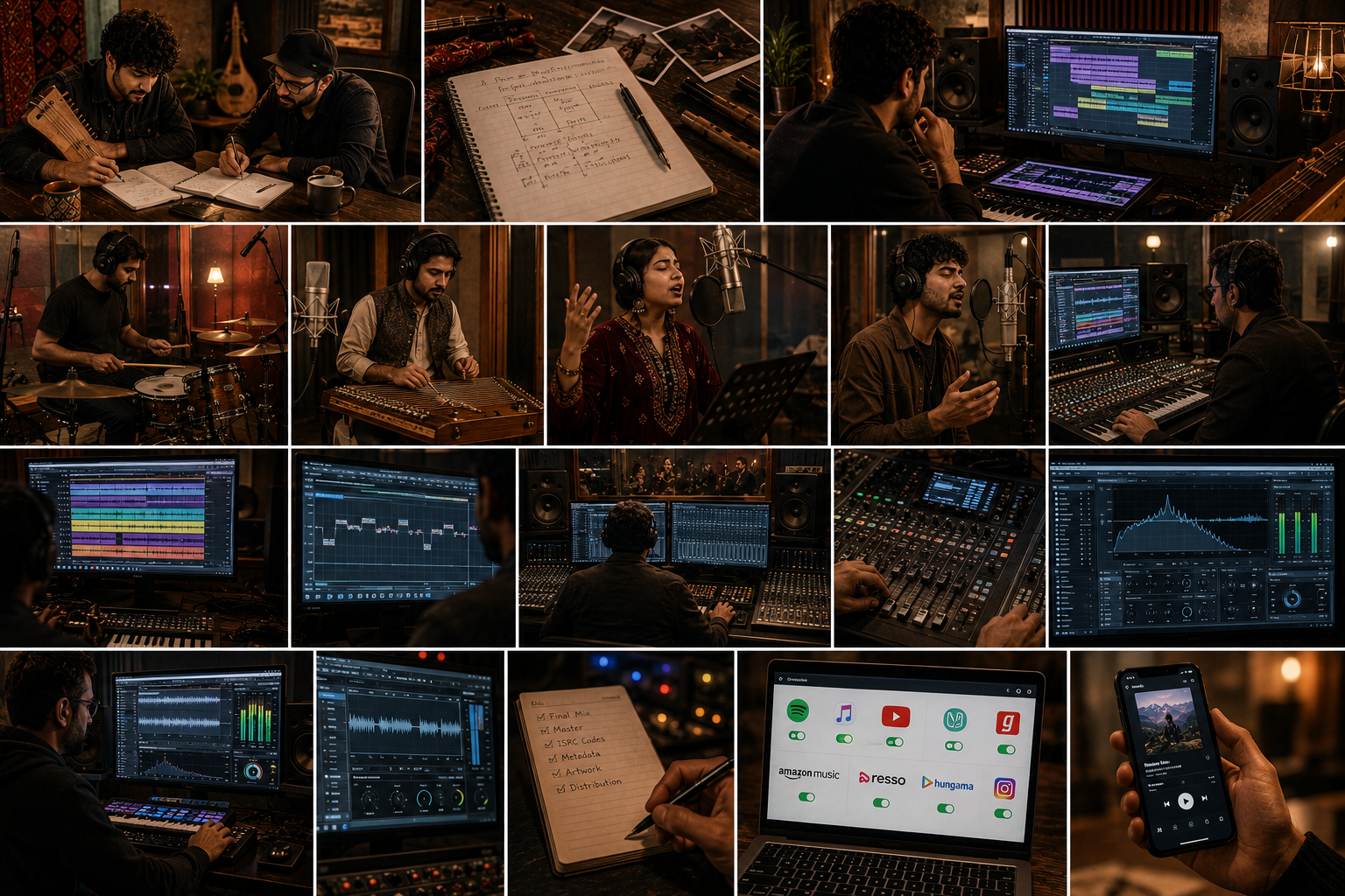 Behind the Scenes: What Really Happens in a Music Production Session